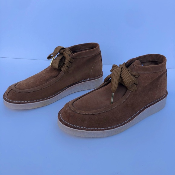 Free People Tan Brown Ashton Moccasin Chukka Ankle Lace Up Boot EU 41 - Picture 7 of 13